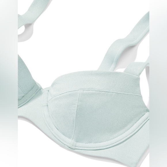 NWT Light Green/Blue Victoria’s Secret Underwire Bikini Top - 34D - Picture 4 of 4